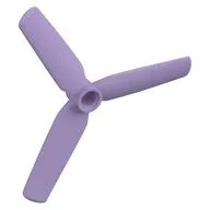 Propeller 3 Blade 9 Diameter with Pin Hole, Recessed Center, Lavender