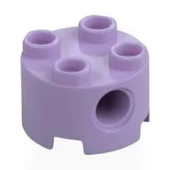 Brick Round 2 x 2, Pin Holes, Lavender