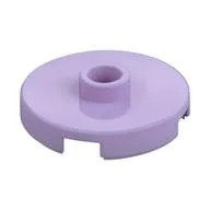 Plate Special Round 2 x 2 with Center Stud (Jumper Plate), Lavender