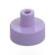 Tile Special Round 1 x 1 with Hollow Bar, Lavender