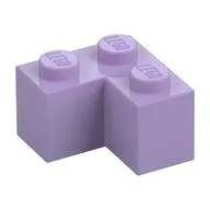 Brick 2 x 2 Corner, Lavender