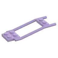 Animal / Creature Accessory, Horse Hitching, 1 x 2 Plate and 2 x 2 Plate [Studded], Lavender