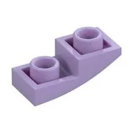 Brick Curved Inverted 2 x 1, Lavender