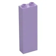 Brick 1 x 2 x 5 with Hollow Studs, Lavender