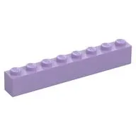 Brick 1 x 8, Lavender