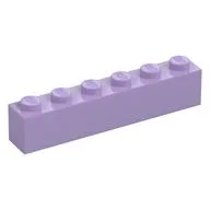 Brick 1 x 6, Lavender