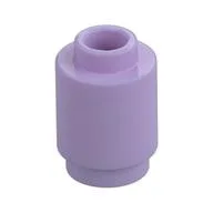 Brick Round 1 x 1 Open Stud, Lavender