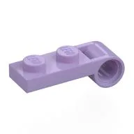 Plate Special 1 x 2 with Pin Hole On Side, Lavender