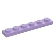Plate 1 x 6, Lavender
