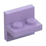 Bracket 2 x 2 with 1 x 2 Vertical Studs, Lavender
