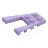 Wedge Plate 4 x 4 with 2 x 2 Cutout, Lavender