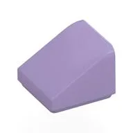 Brick Sloped 30° 1 x 1 x 2/3 (Cheese Slope), Lavender