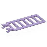 Bar 7 x 3 with Double Clips (Ladder) [Round Clips], Lavender