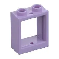 Window 1 x 2 x 2 Flat Front, Lavender