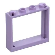 Window 1 x 4 x 3 without Shutter Tabs, Lavender