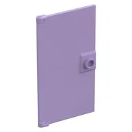 Door 1 x 4 x 6 Smooth with Chamfered Handle Plinth, Lavender