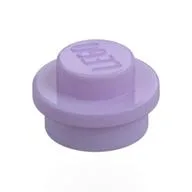 Plate Round 1 x 1 with Solid Stud, Lavender