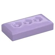 Duplo Tile 2 x 4 with Cushion Pattern, Lavender