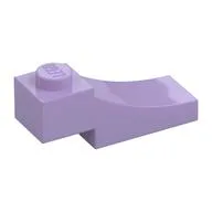 Brick Curved, 3 x 1 with 1/3 Inverted Cutout, Lavender
