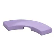 Tile 3 x 3 Curved, Macaroni, Lavender