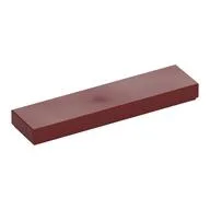 Tile 1 x 4 with Groove, Dark Red