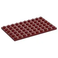 Plate 6 x 10, Dark Red