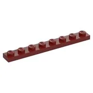 Plate 1 x 8, Dark Red