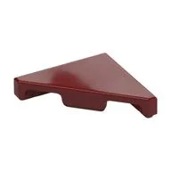 Tile 45° Cut 2 x 2 (Triangle), Dark Red