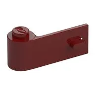 Door 1 x 3 x 1 Left, Dark Red