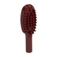 Equipment Hairbrush Short Handle [10mm], Dark Red
