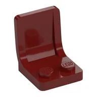 Seat / Chair 2 x 2, Dark Red
