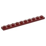 Plate 1 x 10, Dark Red