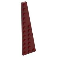 Wedge Plate 12 x 3 Right, Dark Red