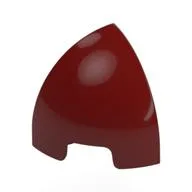 Brick Round Curved 1 x 1 x 1 Quarter Dome, Dark Red