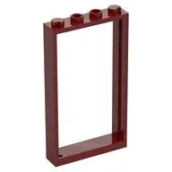 Door Frame 1 x 4 x 6 Type 2, Dark Red