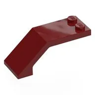 Windscreen 5 x 2 x 1 2/3, Dark Red