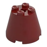 Cone 3 x 3 x 2, Dark Red