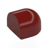 Brick Round 1 x 1 x 2/3 Half Circle, Curved Top, Dark Red