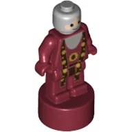 Minifig Trophy Statuette, Albus Dumbledore Print, Dark Red