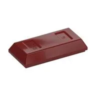 Tile Special 1 x 2 with Sloped Walls AKA Money / Gold Bar [Ingot], Dark Red
