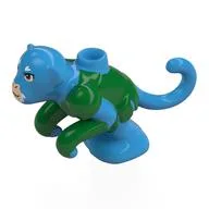 Creature, Flying Monkey with Green Arms, Body, Light Nougat Snout Print, Dark Azure