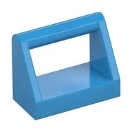 Tile Special 1 x 2 with Handle, Dark Azure