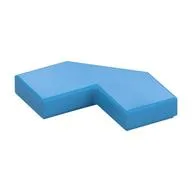 Tile Special 2 x 2 Corner with Cut Corner - Facet, Dark Azure