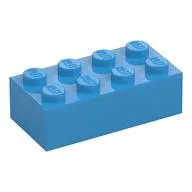 Brick 2 x 4, Dark Azure