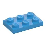 Plate 2 x 3, Dark Azure