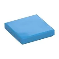 Tile 2 x 2 with Groove, Dark Azure