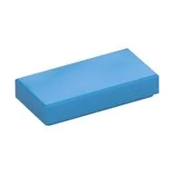 Tile 1 x 2 with Groove, Dark Azure
