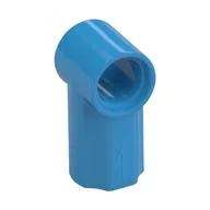 Technic Axle and Pin Connector Angled #1, Dark Azure