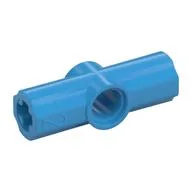 Technic Axle and Pin Connector Angled #2 - 180°, Dark Azure