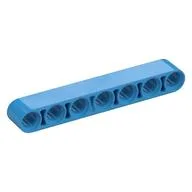 Technic Beam 1 x 7 Thick, Dark Azure